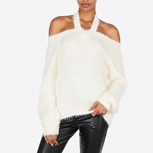 Feather Soft Off the Shoulder Sweater Ivory